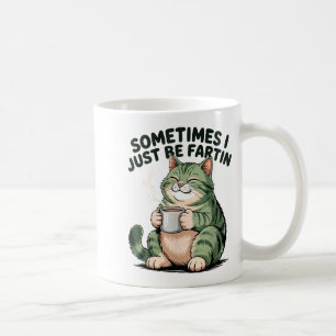 Manchmal furze ich einfach Frosch Humor Männer Fra Kaffeetasse