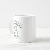 Manchmal furze ich einfach Frösche Humor Männer Fr Kaffeetasse (Vorderseite Links)
