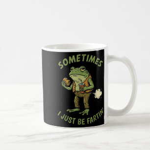 Manchmal furze ich einfach Frösche Vintage Lustige Kaffeetasse