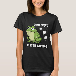 Manchmal furze ich einfach lustig Vintage Frosch M T-Shirt