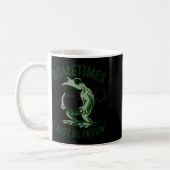 Manchmal furze ich einfach lustiger Frosch  Kaffeetasse (Links)