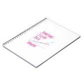 Manchmal gehe ich mit einem anstrengenden Mathemat Notizblock (Linke Seite)