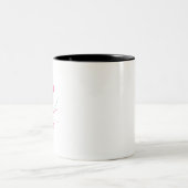 Manchmal gehe ich von einem Tangent-Mathematiklehr Zweifarbige Tasse (Mittel)