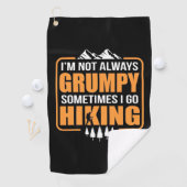 Manchmal gehe ich wandern golfhandtuch (Insitu)