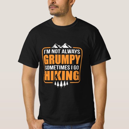 Manchmal gehe ich wandern T-Shirt (Vorderseite)