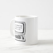 Manchmal geht mein Computer auf mich herunter Kaffeetasse (Vorderseite Links)