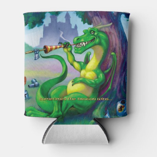 Manchmal gewinnt der Drache Dosenkühler (Vorderseite)