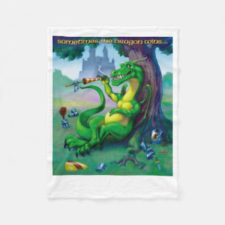 Manchmal gewinnt der Drache Fleecedecke