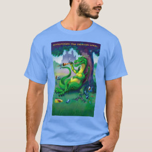 Manchmal gewinnt der Drache - grün T-Shirt