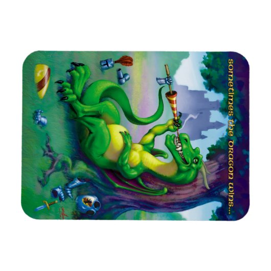 Manchmal gewinnt der Drache Magnet (Horizontal)