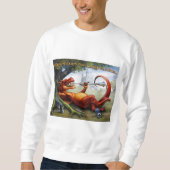 Manchmal gewinnt der Drache Sweatshirt (Vorderseite)