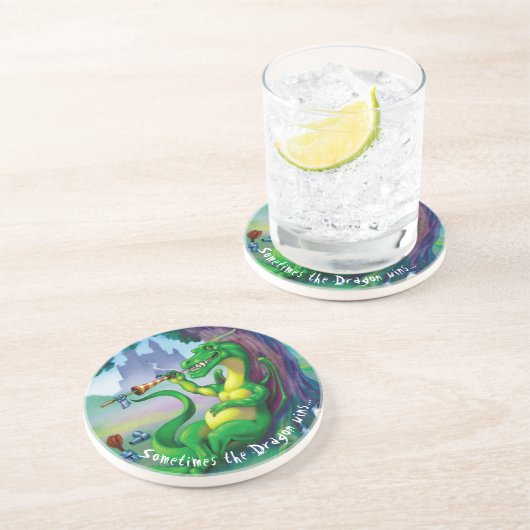 Manchmal gewinnt der Drache Untersetzer (Seite)