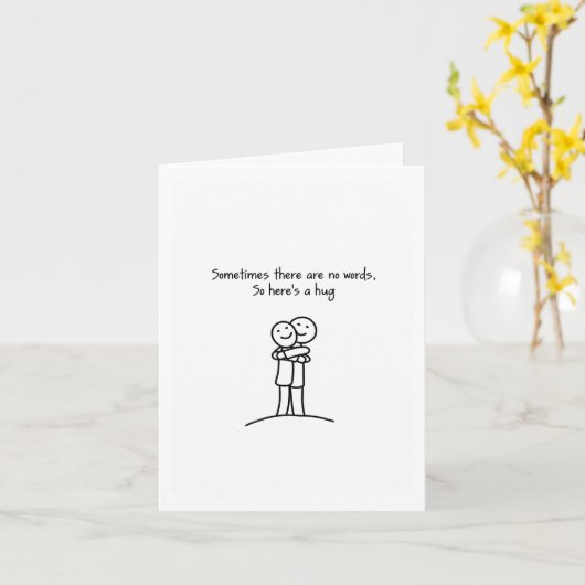 Manchmal gibt es keine Wörter, also ist hier eine  Karte (Gelbe Blume)