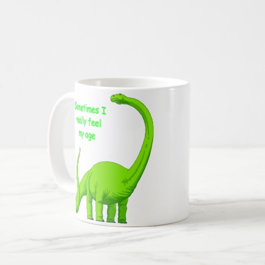 Manchmal glaube ich wirklich meinem Alter Kaffeetasse (Vorderseite Links)