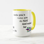 Manchmal Gott - 15 oz. Kombinations Tasse (VorderseiteRechts)