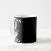 Manchmal Gotta Flush zweimal 4 Kaffeetasse (Vorderseite Links)