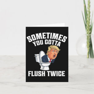 Manchmal haben Sie zwei Mal einen Flush gegen Trum Karte