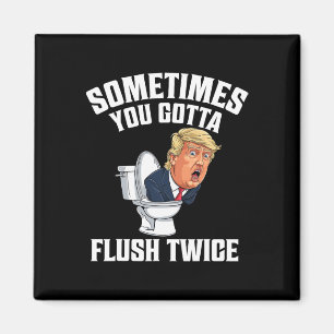 Manchmal haben Sie zwei Mal einen Flush gegen Trum Magnet