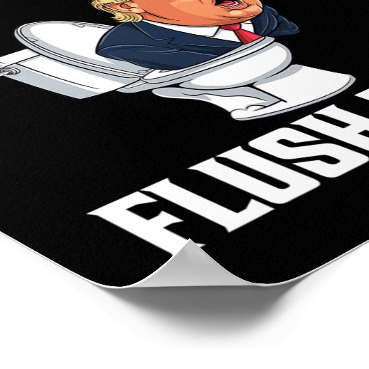 Manchmal haben Sie zwei Mal einen Flush gegen Trum Poster (Ecke)