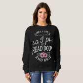 Manchmal hasse ich es hier, also setze ich meinen sweatshirt (Vorne ganz)