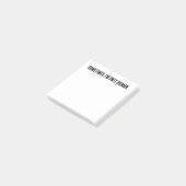 Manchmal..ich bin nur menschliche Post-it-Notizen Post-it Klebezettel (angewinkelt)