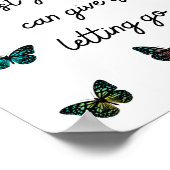 Manchmal ist das beste Geschenk, das wir geben kön Poster (Ecke)