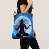 "Manchmal ist das Beste zu tun" Blue Moon Yoga Tasche (Von Nahem)