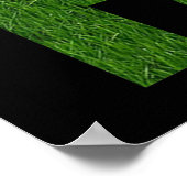 Manchmal ist das Gras grüner, weil es Fake ist Poster (Ecke)