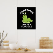 Manchmal ist das Leben ein wenig lustig Schlampe P Poster (Küche)