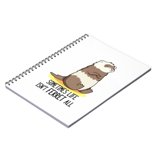 Manchmal ist das Leben nicht alles Funny Animal Pu Notizblock (Linke Seite)