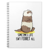 Manchmal ist das Leben nicht alles Funny Animal Pu Notizblock (Vorderseite)