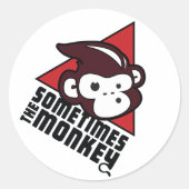 Manchmal ist der Sticker für den Affen (Vorderseite)