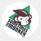 Manchmal ist der Sticker für den Affen (Vorderseite)