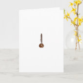 Manchmal ist ein Sitar Karte (Gelbe Blume)