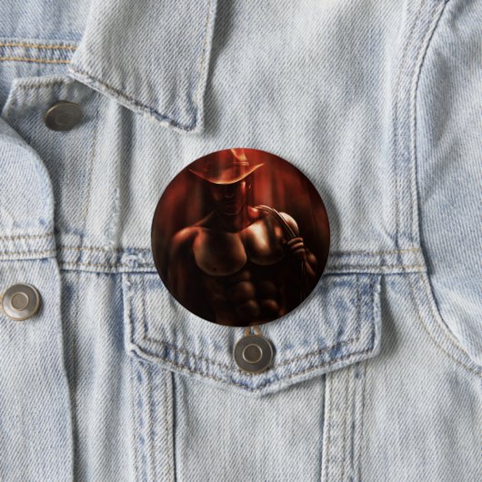 Manchmal ist es Hölle - Cowboy Button (Beispiel)