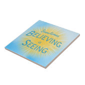 Manchmal ist Glauben eine Botschaft des Glaubens Fliese (Seite)