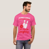 Manchmal kann ich fast das zehn Button lachen höre T-Shirt (Vorne ganz)