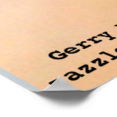 "MANCHMAL KANN MAN ALLES, WAS MAN TUN KANN, LAUGE  POSTER (Ecke)