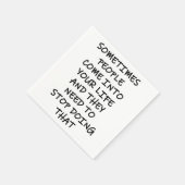 Manchmal kommen Menschen in dein Leben Serviette (Ecke)