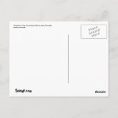 "Manchmal kommen sie Zuhause" Zombie Postcard Postkarte (Rückseite)
