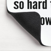 Manchmal lache ich so heftig, dass Tränen meine L Mousepad (Ecke)