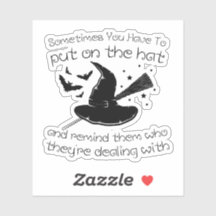 manchmal muss man den Hut anziehen und daran erinn