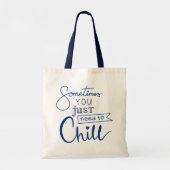 Manchmal muss man sich einfach abkühlen tragetasche (Rückseite)