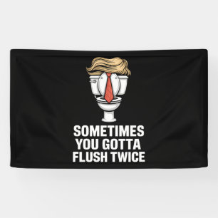 Manchmal muss man zweimal spülen banner
