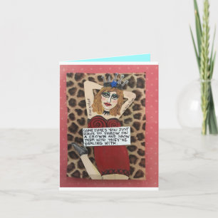 MANCHMAL MÜSSEN SIE NUR NOTWENDIG KARTE