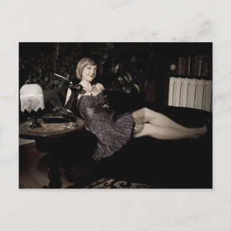 Manchmal müssen Sie sie sprechen nur lassen Postkarte