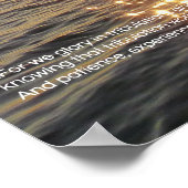 Manchmal müssen wir... religiös poster (Ecke)