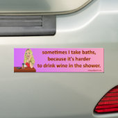 manchmal nehme ich Bäder… Autoaufkleber (Auf Auto)