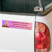 manchmal nehme ich Bäder… Autoaufkleber (Auf Lkw)