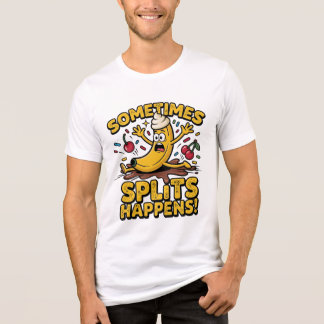 Manchmal… passiert ein Spagat! – Lustiger Bananens Tri-Blend Shirt